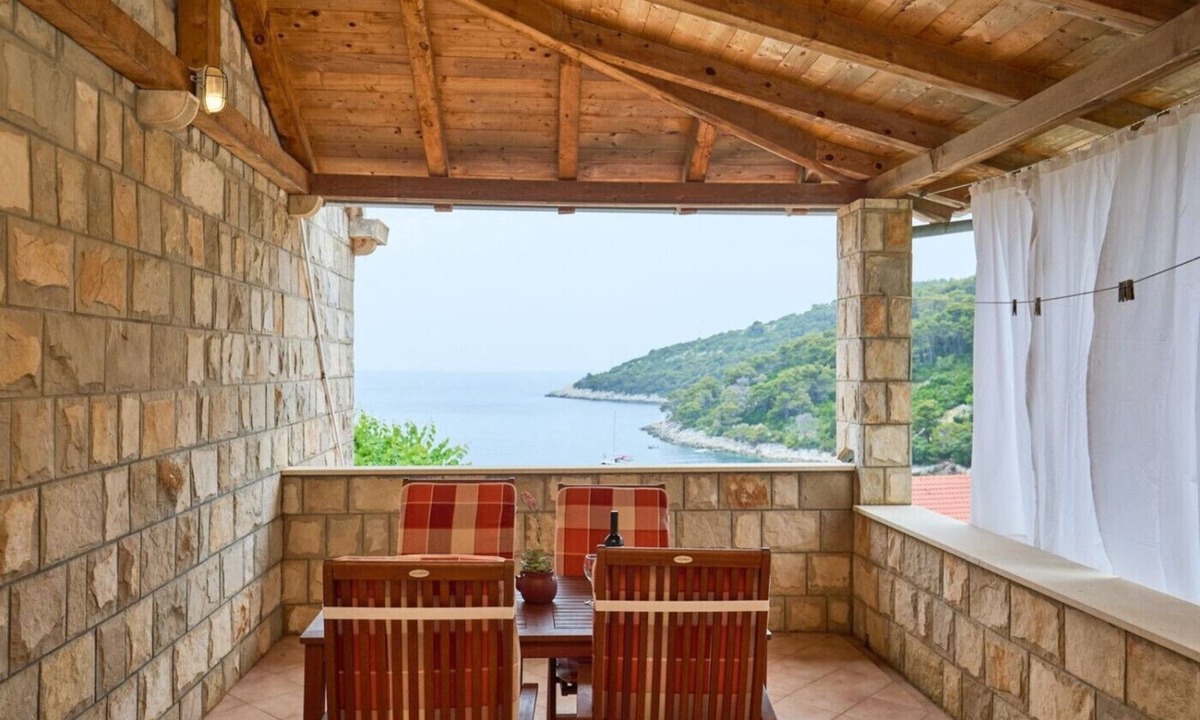 Saplunara Apartment | Apartment in Saplunara with Seaview, Balcony, Air condition, WIFI (5197-2)