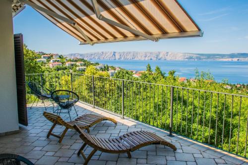 Klenovica Apartment | Apartment Vincent with beautiful sea view terrace