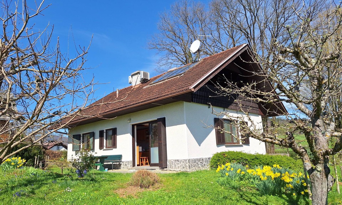 Gabrovcec Cottage | Apple Tree Cottage located in a private garden with an orchard comfortable for 8