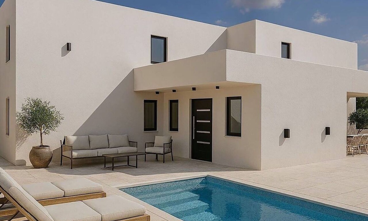 Lopar Villa | Beautiful private villa for 8 guests with A/C, private pool, WIFI, TV, terrace and pets allowed