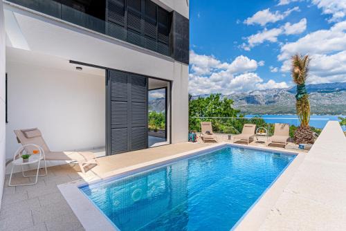 Vinjerac Apartment | Brand new apartment with a private pool by the sea, Vinjerac near Zadar