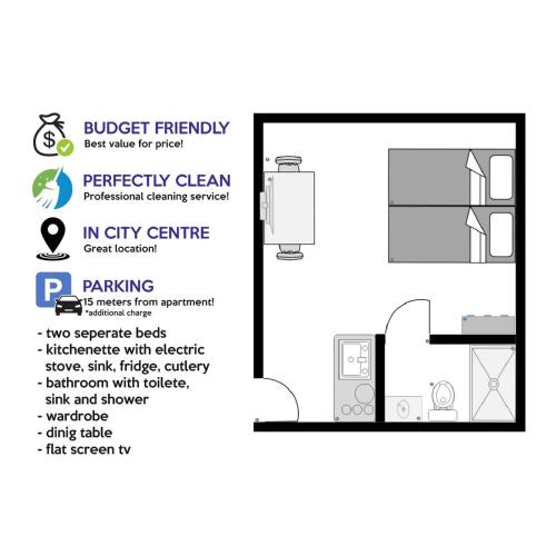 Osijek Apartment | Budget Apartment LeLo Center 4