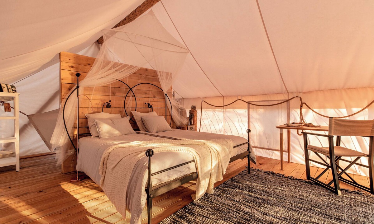 Cove Basina (Jelsa) RV Rental | Cozy glamping tent in Hvar island with sea view