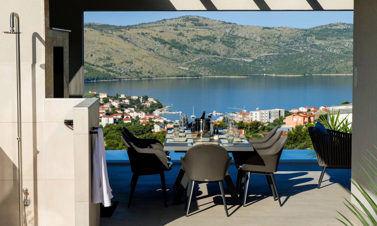 Seget Villa | Dream sea view Villa Blue Horizon near Trogir for connoisseurs