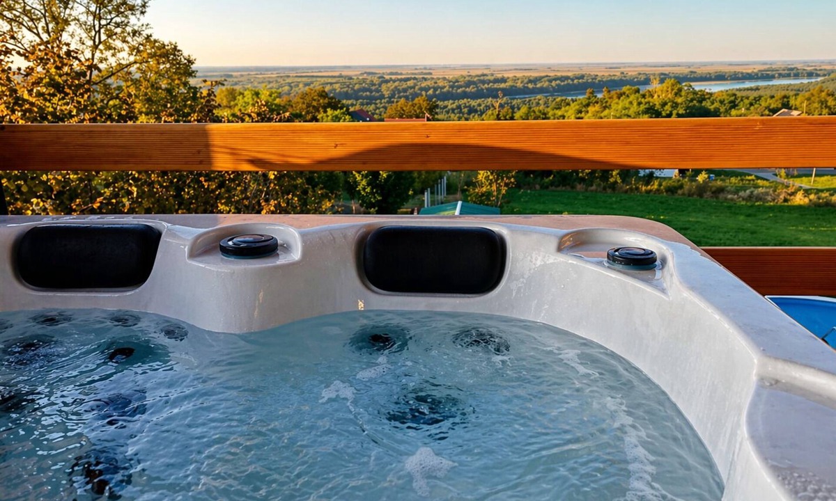 Erdut House | Family-friendly countryside retreat with pool, jacuzzi, playground, and Danube views.