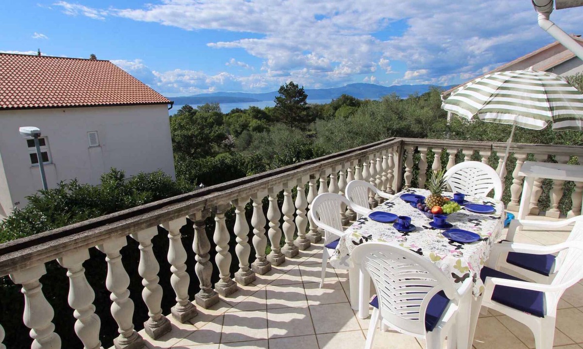 Sveti Vid-Miholjice Apartment | Holiday apartment mit Klimaanlage und Meerblick