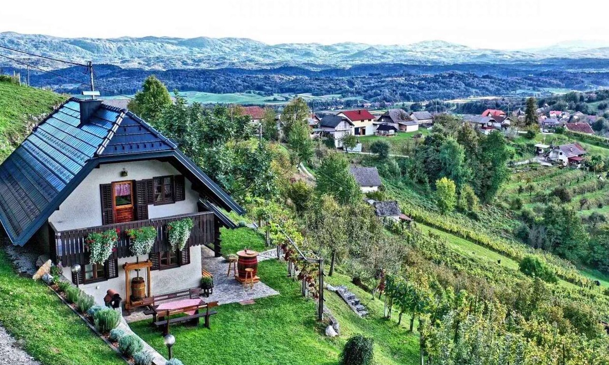 Srednje Grcevje House | Holiday home mountain views