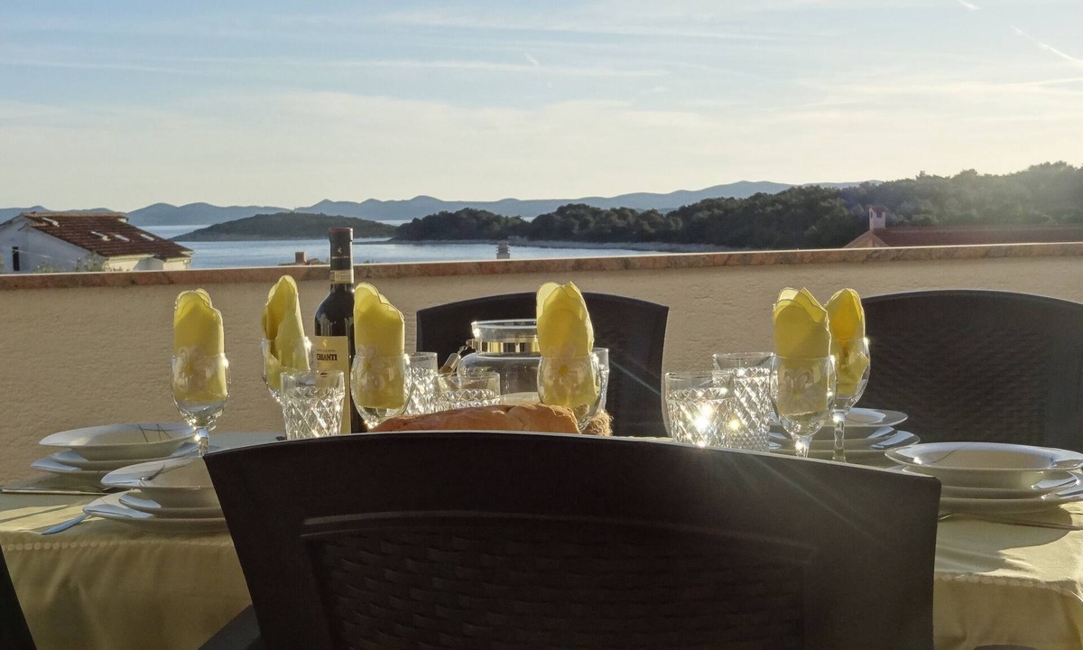 Zdrelac Apartment | Ilsad apartments, Apartment with pool 80 meters from se, Sea view from balcony