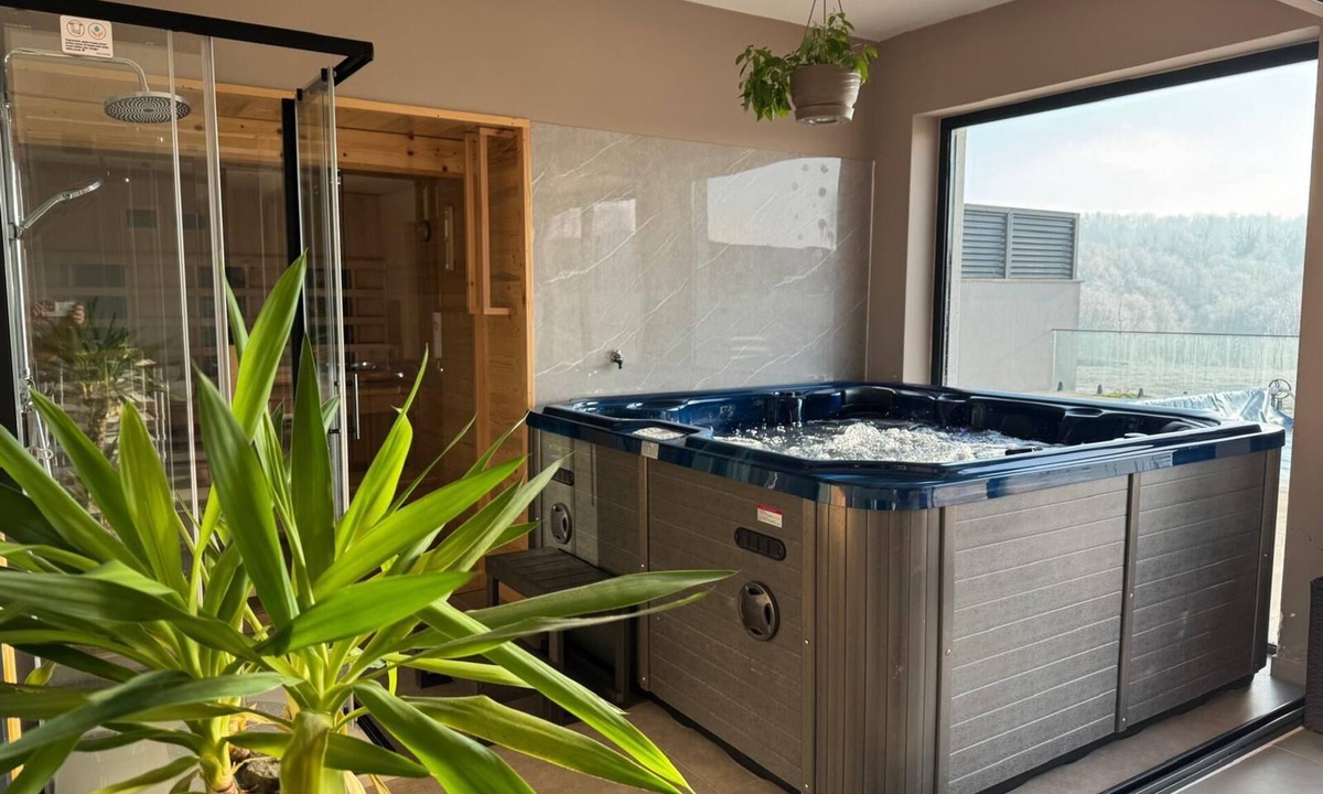 Veliko Trojstvo House | Modern villa with pool, jacuzzi, and sauna in Bilogora for relaxing getaway.