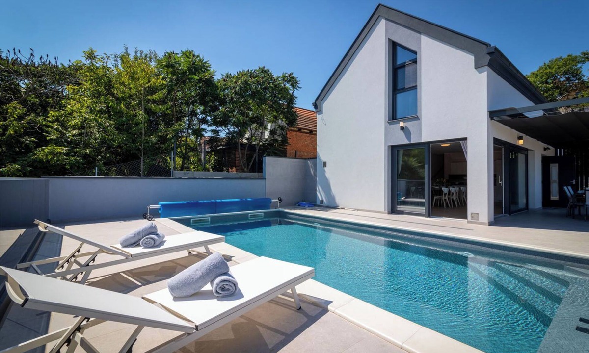 Varazdin House | Modern villa with pool near Ivanščica and Varaždin
