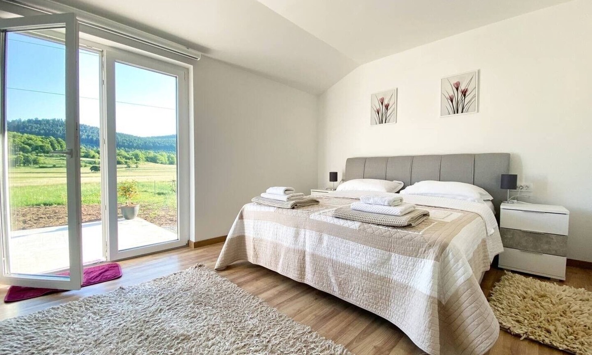 Otocac Apartment | One bedroom apartment with a swimming pool Otočac, Velebit (A-24987-e)