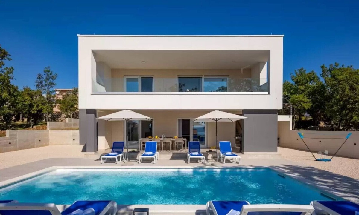Maslenica Villa | Seaview villa Deep Green in Maslenica
