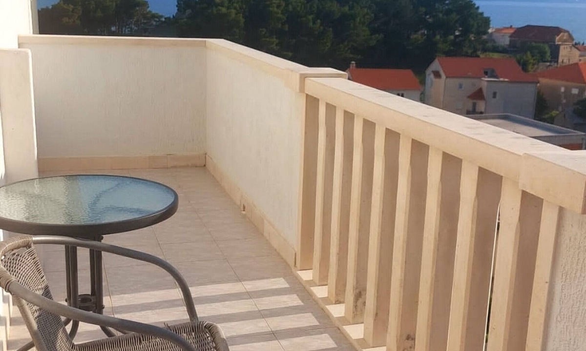 Omis Apartment | Studio apartment in Duće with Seaview, Balcony, Air condition, WIFI (122-9)