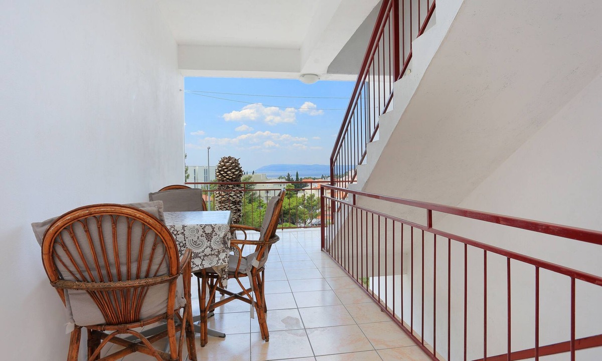 Tucepi Apartment | Studio flat with terrace and sea view Tučepi, Makarska (AS-2676-b)