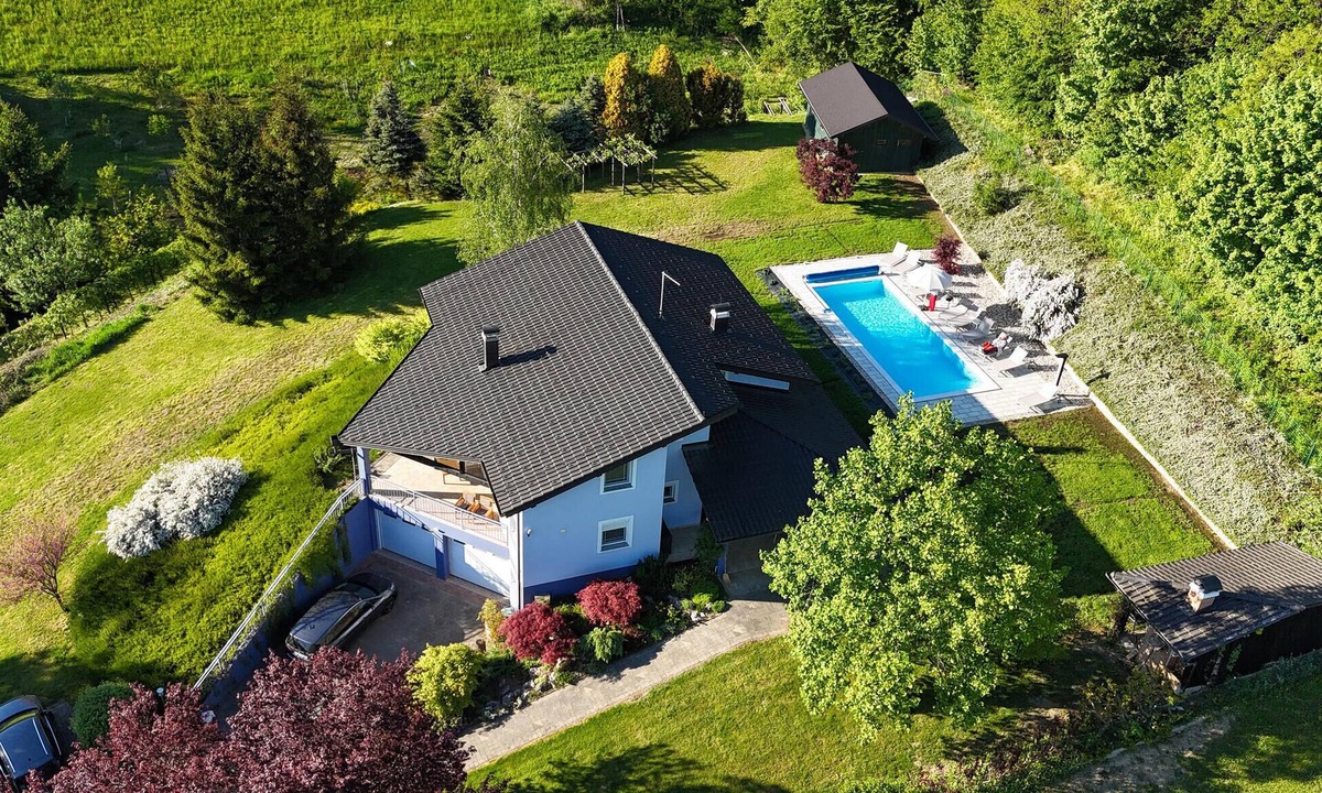 Pregrada House | Stunning home in Pregrada with private swimming pool, can be inside or outside
