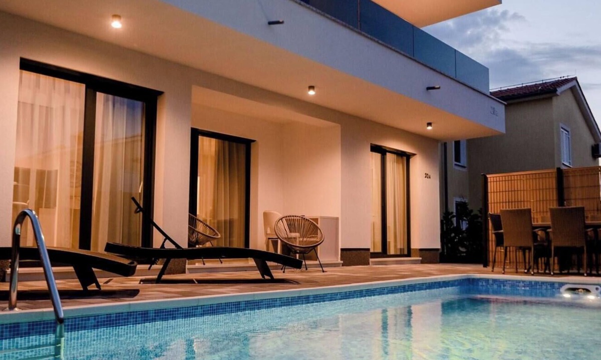 Zidarici Villa | Stylish Villa Metra Maris1 with a sea view and a pool on Krk