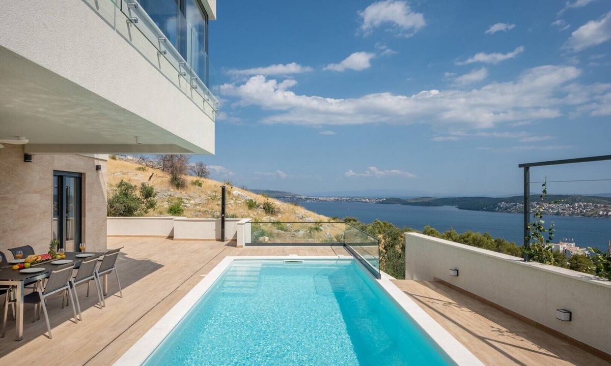 Seget Donji Villa | Villa Astera -heated pool, 4 bedrooms, and sea views