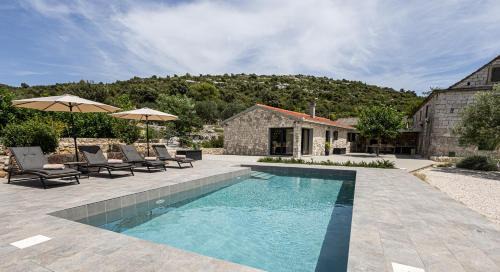 Marina Villa | Villa Bosilen with private pool, near Trogir, Split airport, quiet area, family villa