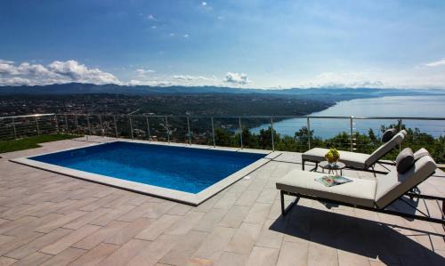 Pobri Villa | Villa vista sul Quarnero