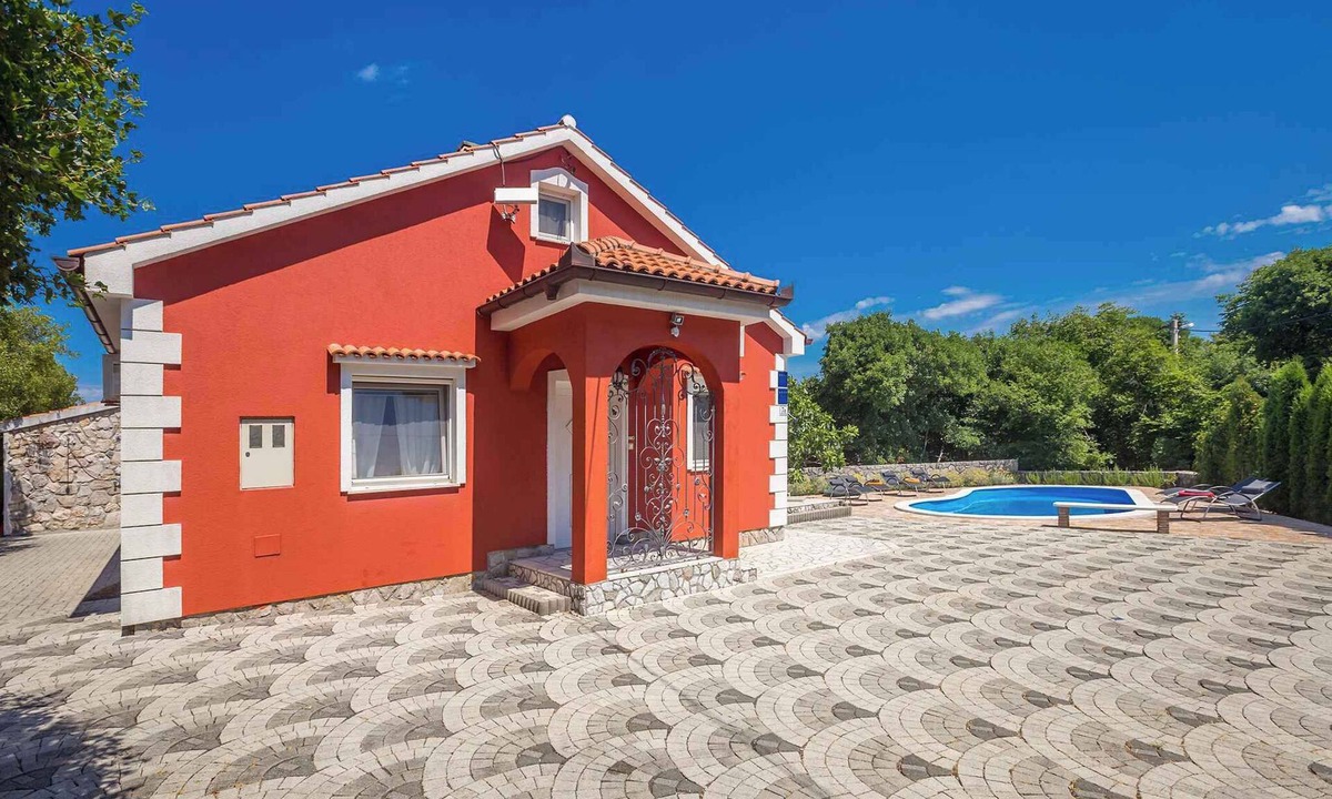 Sveti Vid Dobrinjski Villa | Villa with sea view and pool