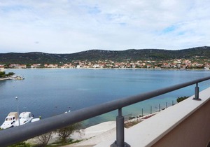 Holiday apartment with two balconies
