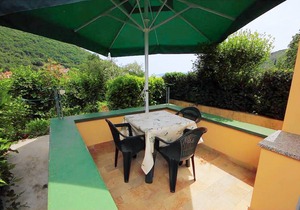 One bedroom apartment with terrace and sea view Mošćenička Draga, Opatija (A-7741-b)