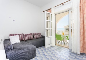 One bedroom apartment with terrace and sea view Podaca, Makarska (A-6736-a)