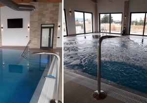 Rubinić A6, 200m to the beach, indoor heated pool, 4 people, free WiFi, parking