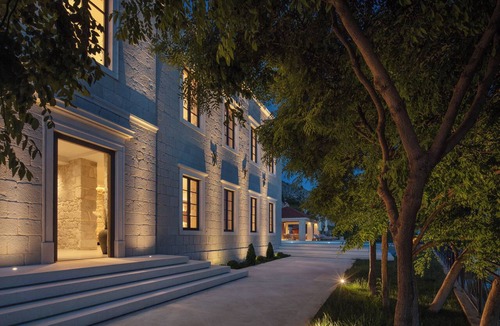 Podstrana Villa | 19th Century Historic School with Spa & Infinity Pool