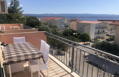 Omis Apartment | Apartmani Villa Borzic - One Bedroom Apartment with Terarce and Sea View