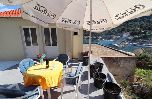 Okuklje Apartment | Apartment Belin Mljet - One Bedroom Apartment with Terrace and Sea View