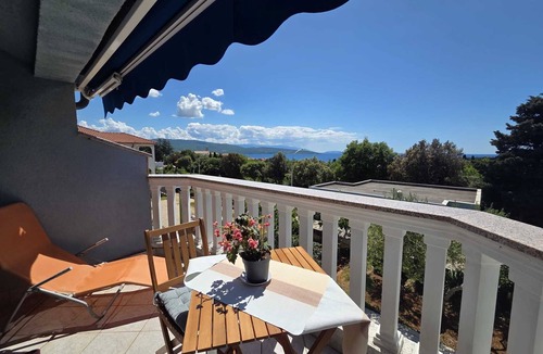 Krk Apartment | Apartment Hriljac with Balcony