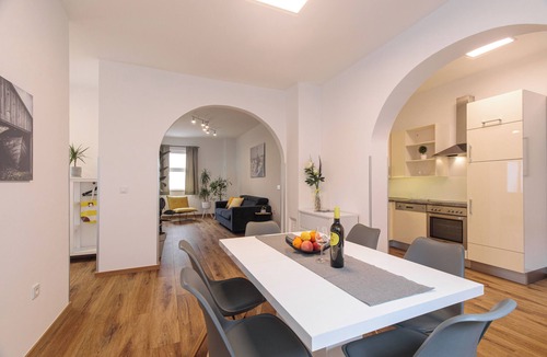 Krk Apartment | Apartment LiJan °1 with heated salt water pool, garden, children's playground
