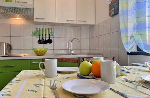 Cizici Apartment | Apartment Santic - sea view, 450 m from sea, balcony, washing machine, pet-friendly