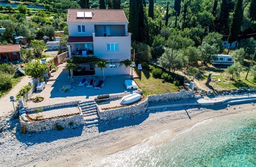 Krucica Apartment | Apartments Kola's Mill - One Bedroom Apartment with Terrace and Sea View (A2)