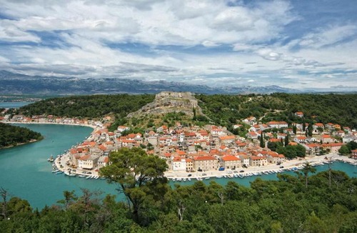 Novigrad Apartment | Appartement in einem dalmatischen Haus in Novigrad-Dalmatien neben Zadar, mit Klimaanlage AC