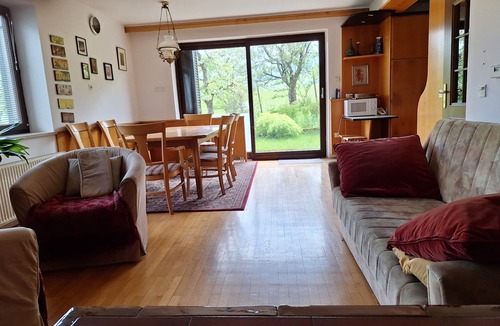 Gabrovcec Cottage | Apple Tree Cottage located in a private garden with an orchard comfortable for 8