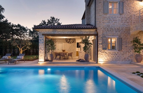 Korenici Villa | Beautiful luxury villa with private sports & ECO resort, Istria, Croatia