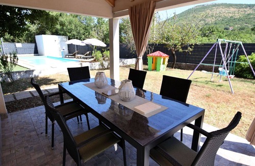 Labin House | Beautiful private villa for 7 people with A/C, private pool, WIFI, TV, terrace and pets allowed