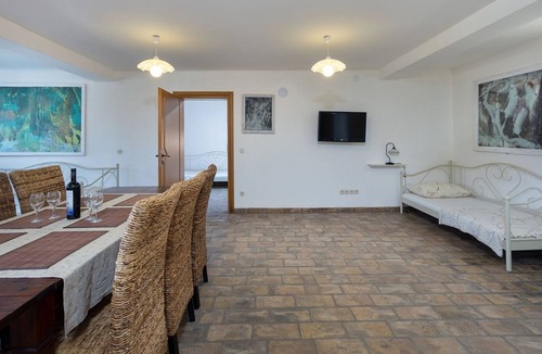 Supetarska Draga Apartment | Beautiful stone Villa Lapida for 10+2 persons, with pool and a sea view