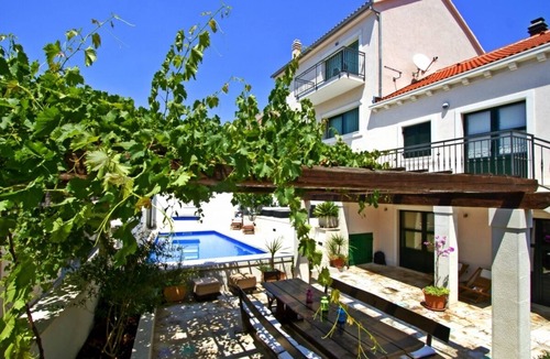 Povlja Villa | Beautiful Traditional Dalmatian Stone Villa, Private Pool & Sea View, just 200 meters to the Beach!