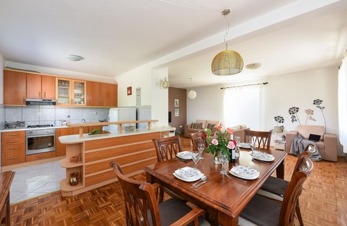 Kukljica House | Beautiful Villa Pine, 4 bedrooms, private pool, playground for kids, near beach