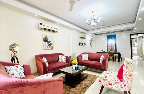 Safdarjung Enclave Apartment | BluO 3BHK Safdarjung Enclave - Lift,Terrace Garden