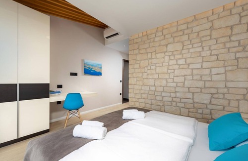 Smrika House | Breathtaking sea views are offered by this vacation home with pool in the small village of.