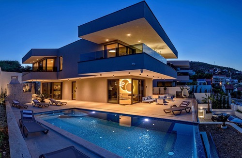Marina Villa | By Trogir/Split, Luxury Villa Lucy Plum with beautiful outdoor pool