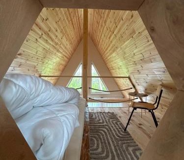 Brebu Manastirei Ski Chalet | Căsuțele H - Cabana 2 A-Frame cu Ciubăr Cheile Doftanei