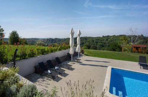 Breznik Plesivicki Villa | Casa Cielo, new modern villa with outdoor pool
