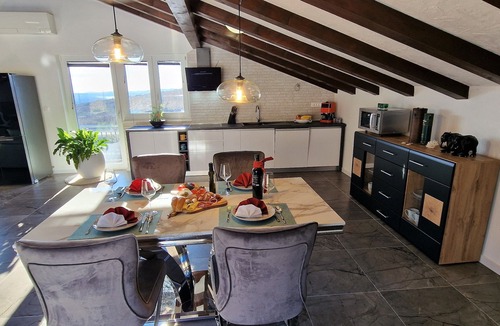 Praputnjak Villa | Comfortable Croatian villa with pool, billiard, basketball court, darts, bicycle
