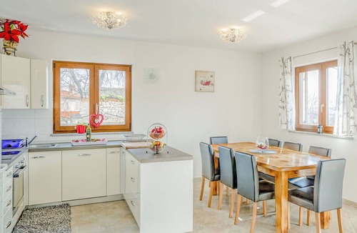 Vabriga Apartment | Cosy apartment for 6 people with WIFI, A/C, pool, TV, terrace and pets allowed