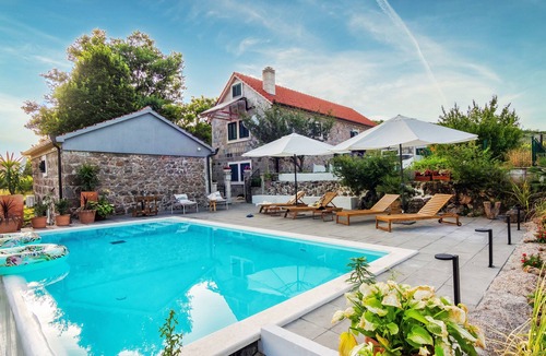 Velic Villa | Countryside Villa Zenaria - with Heated Pool & Hot Tub, Pet Friendly!